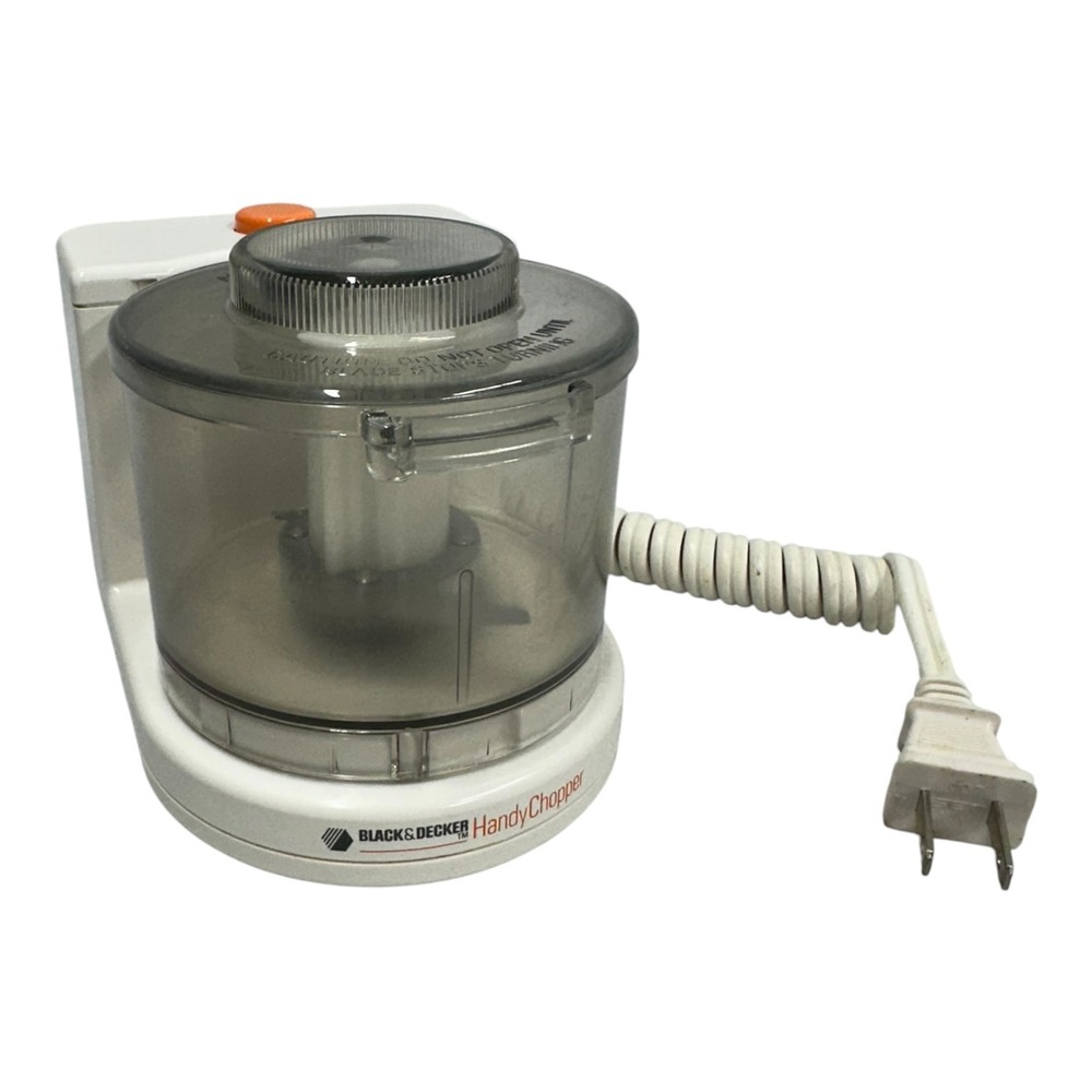 Black & Decker HandyChopper HC-20 Type 2 Mini Food Processor Chopper Vintage